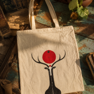 Crimson Canopy Tote Bag